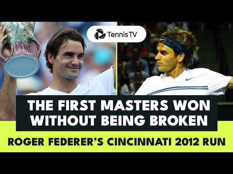 Roger Federer's Perfect Week | Cincinnati 2012 Run To The Title