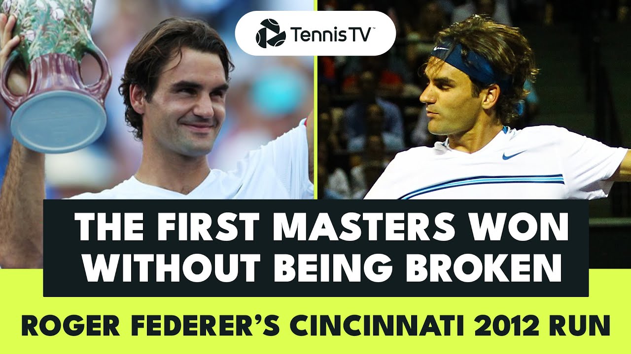 Roger Federer’s Perfect Week | Cincinnati 2012 Run To The Title