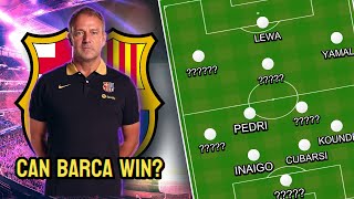 How Hansi Flick Could Line Up Barcelona This Season
