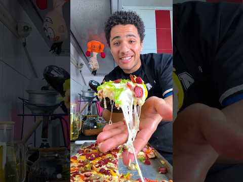 ‏بيتزا من غير تخمير ولا تكليف كتير ❤️👏🍕