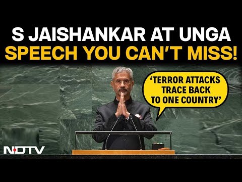 S Jaishankar UN Speech | EAM S Jaishankar's Speech At UNGA: 'Major Terror Attacks Trace Back To...'