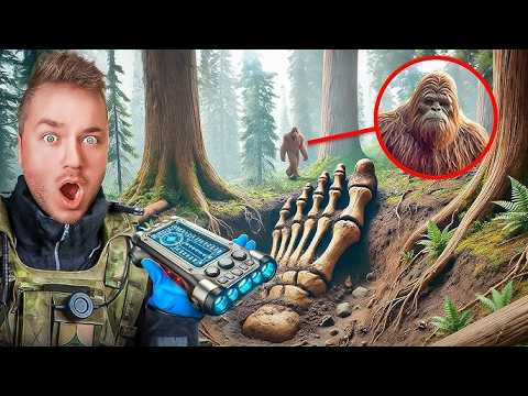 We Spent 100 Hours HUNTING BIGFOOT and CRACKING Open His EGG! The Movie (Box Fort Spy Base)