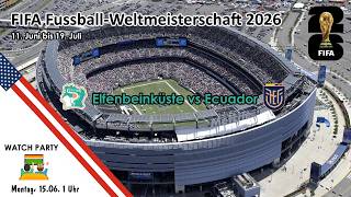 FIFA Fussball-Weltmeisterschaft | Watch Party | Elfenbeinküste vs Ecuador