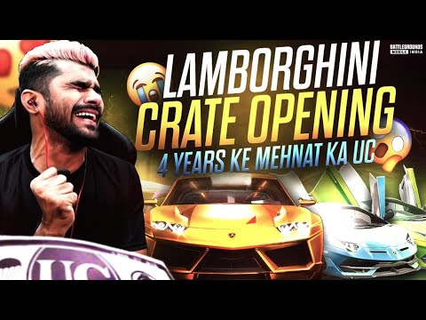 Lamborghini Crate Opening ( 4 Years Saved UC )