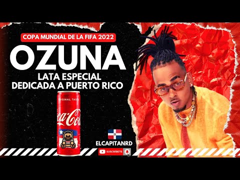 Ozuna con lata especial por Mundial de Futbol Qatar 2022 y 50 mil dólares en Donación