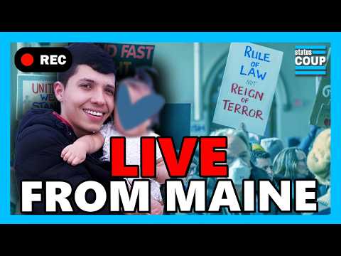 BREAKING: ICE PAUSING TRAFFIC STOPS After Killing Joan Sebastian Guerrero | LIVE Maine Protests