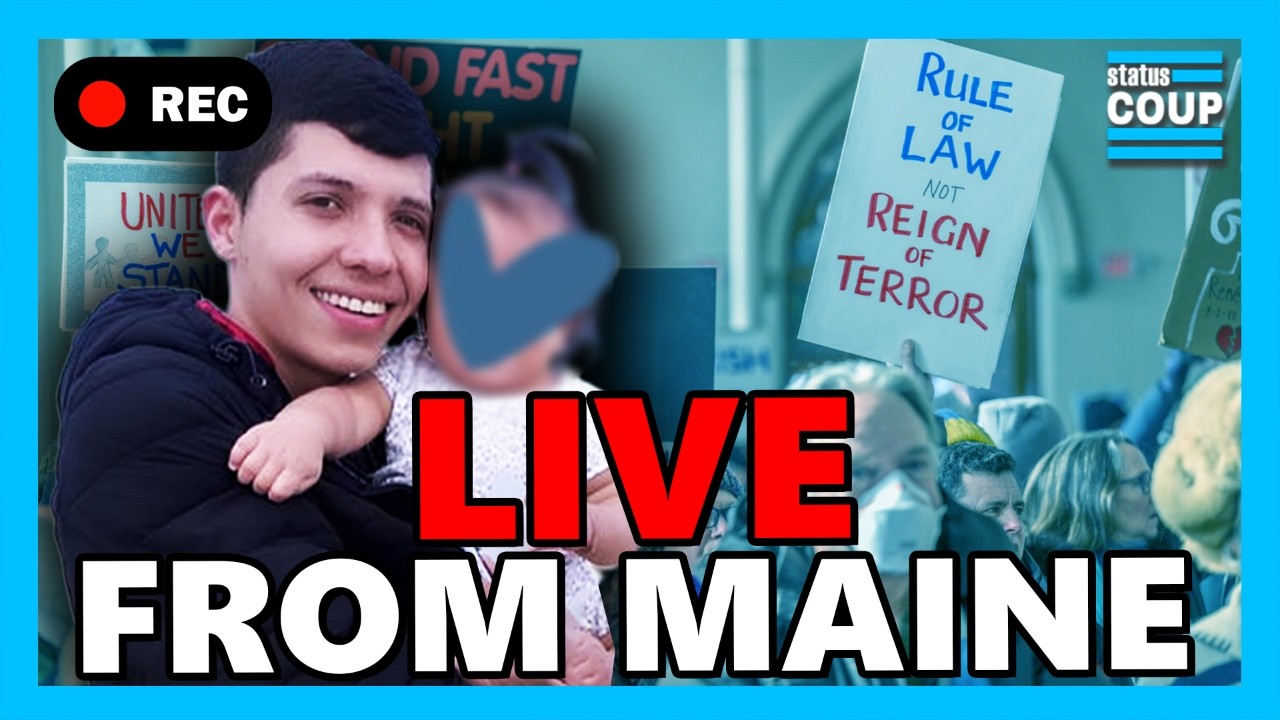 BREAKING: ICE PAUSING TRAFFIC STOPS After Killing Joan Sebastian Guerrero | LIVE Maine Protests