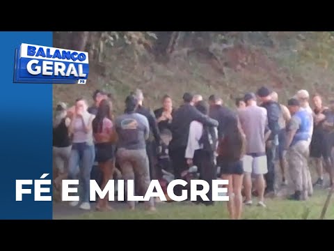 Esposa apela para Deus salvar marido afogado no passaúna e 45 minutos depois ele volta à vida