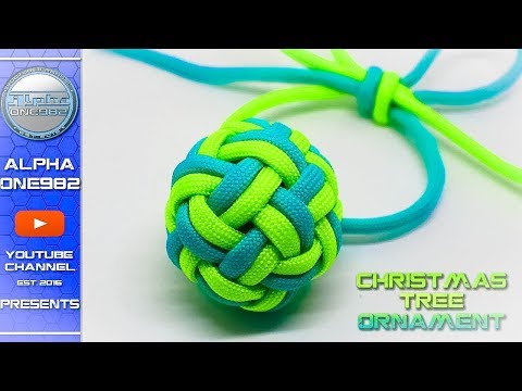 Amazing Christmas Ornaments How to make Paracord...