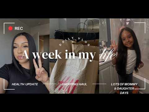 WEEKLY VLOG | I’m back + Chronic back pain updates + mini shopping haul +  mommy daughter days