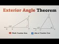 Exploring the Exterior Angle Theorem