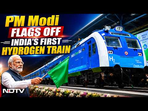 PM Modi LIVE | PM Modi Flags Off India's First Hydrogen Train | India's Green Rail Revolution Begins