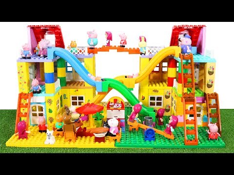 Peppa Pig Lego House Construction With Water Slide #2