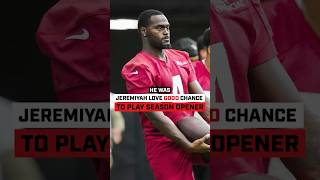 GOOD Feeling Jeremiyah Love Plays Week 1 Per Mike LaFleur