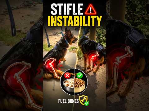 German Shepherd Bone Disorder | Stifle Instability & Nerve Injury | Why Balanced Nutrition Matters