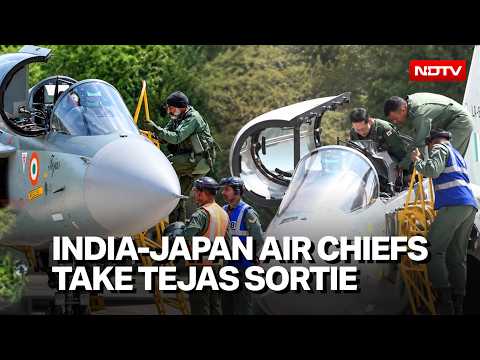 India-Japan Air Chiefs Fly Tejas Formation Together In Jodhpur | Exercise Veer Guardian 2026