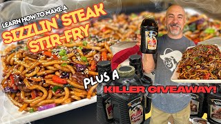 Sizzlin' Steak Stir-Fry On The Griddle + HUGE  Mr. Yoshida's Giveaway!