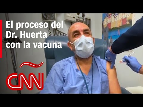 La razón por la que el Dr. Huerta tuvo dolor en el brazo al ser vacunado
