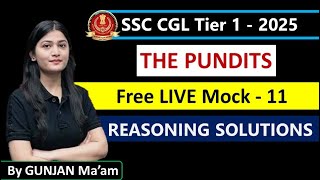 THE PUNDITS LIVE MOCK - 11 ( 17- 18 May 2025)  - REASONING SOLUTIONS