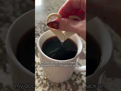 my doctor told me to cut back on <strong>caffeine</strong> so this is my way of doing it