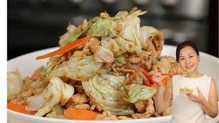 Quick and Healthy Chinese Chicken Cabbage Stir-fry
