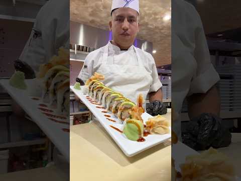 How to make Dragon Ball #sushi #roockmartin #dragonroll￼￼