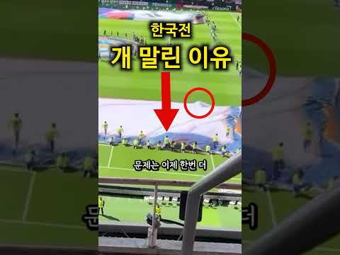 <strong>축구</strong> 한국전에서 벌어진 황당한 사건