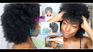Watch Me Wash Blow Dry And Style My Natural Hair Videos Kansas