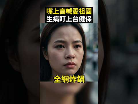 大陸依親崩潰：中國人濫用健保，生台灣小孩入籍中國，兩岸情侶離婚收場？#shorts