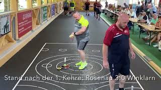 Landesmeisterschaft Herren 2022 Halbfinale SG Klauser ESV- Rosenau gegen SG Umdasch-Winklarn