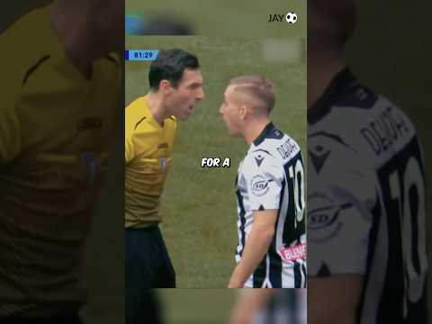 When you chose the wrong person to be a referee for a football match π