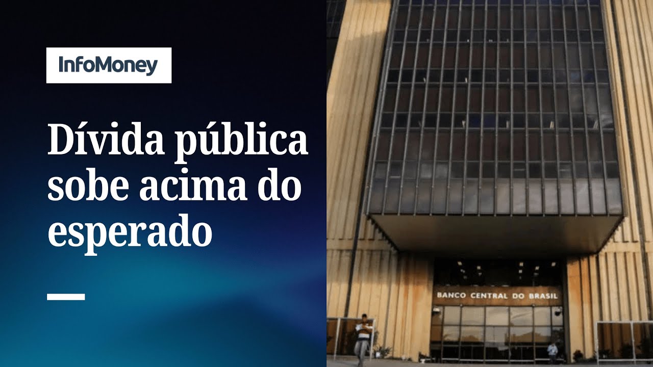 Banco Central: Dívida pública sobe a 77,6% do PIB em julho, acima do esperado | InfoMoney News