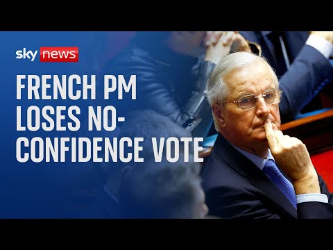 French Prime Minister Michel Barnier ousted in historic no-confidence vote