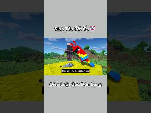 Sinh Tồn Bất Ổn 🤡 ( Tập 1230 ) : Điều Luật Của Dân Làng #shorts #minecraft