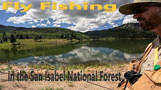 Fly Fishing a mountain lake full of fish San Isabel #flyfishing #fishing #fish #nature #outdoors