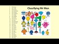 Classification of Living Things and Mr. Men