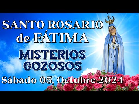 🙏🏻SANTO ROSARIO EN ESPAÑOL, MISTERIOS GOZOSOS, Octubre 05, 2024