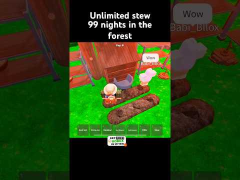 Unlimited stew 99 nights in the forest#99nightintheforest #99nights #roblox
