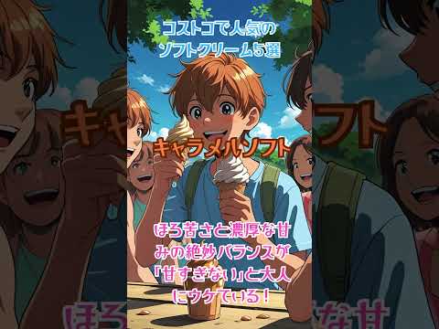 【コストコで人気のソフトクリーム5選】【naotin】#short　#ショート　#ショート動画　#short動画#夏#夏休み　#豆知識　#雑学　#あるある　#ランキング　#本　#読書