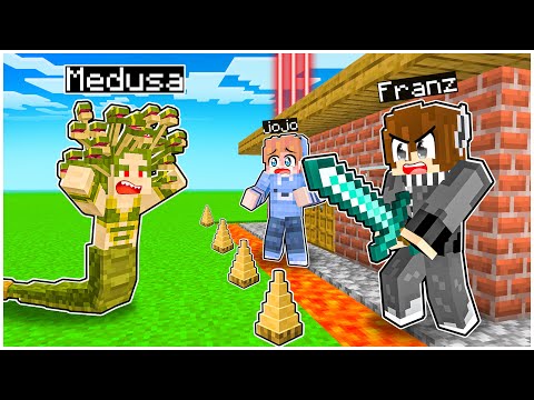 FRANZ & JOJO MEMBUAT RUMAH AMAN ANTI MEDUSA BERBAHAYA di MINECRAFT❗❗