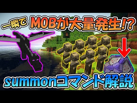 【コマンド初心者向け】summon(サモン)でいきなりウィザーを召喚!