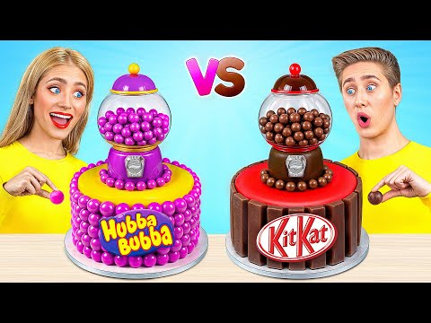 Défi De Décoration De Gâteau | Chewing-Gum vs Nourriture au Chocolat par Multi DO Challenge