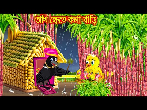 আখ ক্ষেতে কলা বাড়ি | Akh Khete Kola Bari | Bangla Cartoon | Thakurmar Jhuli | Pakhir Golpo | Golpo