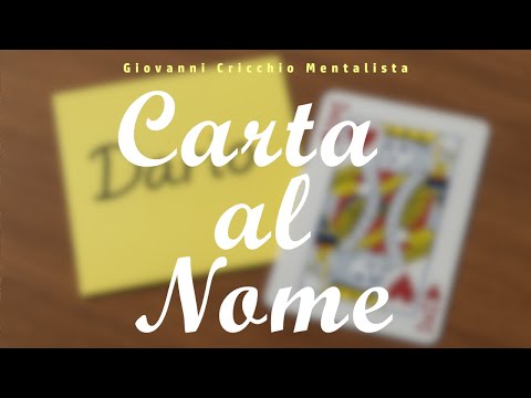 Giovanni Cricchio Il Mentalista Siciliano