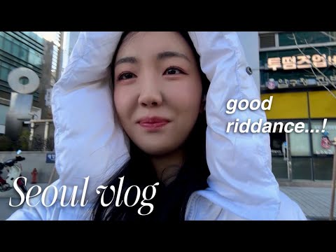 Goodbye 2024! korean martial law, end of year tears, date nights, recent shoe purchases! Seoul vlog