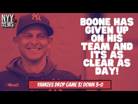 Yankees Drop Game 3, Aaron Boones Lack of Urgency and Bad Decision-Making Dooms Yanks!