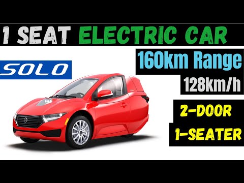 Single Seater Electric Car with 160 KM Range - Solo