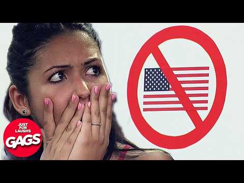 Pranking American Tourists Abroad | Just For Laughs Gags