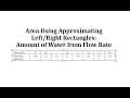 Estimating Water Volume with Rectangles