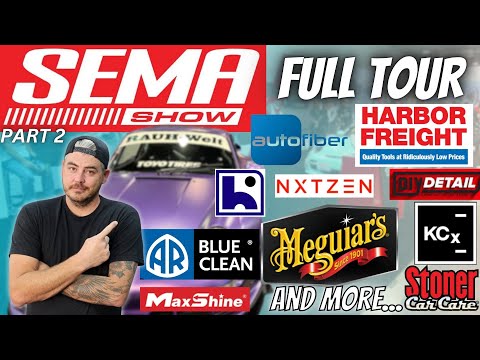 NEW CAR DETAILING PRODUCTS | SEMA 2024 FULL TOUR